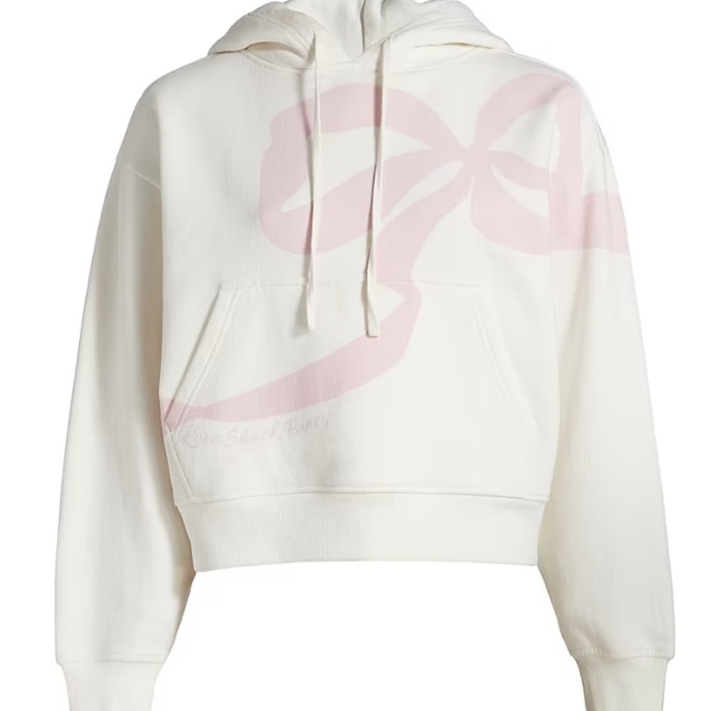 Loveshackfancy Brunella cropped bow hoodie. - Picture 4 of 15